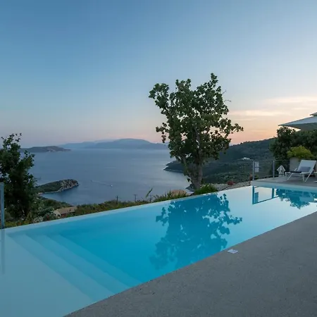 Sirina Of Blue Caves Complex With Amazing View Gurantees Calm And Mind Relaxation Villa Sivota (Lefkada)